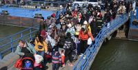 Crece la cantidad de refugiados ucranianos que pudieron huir de su territorio