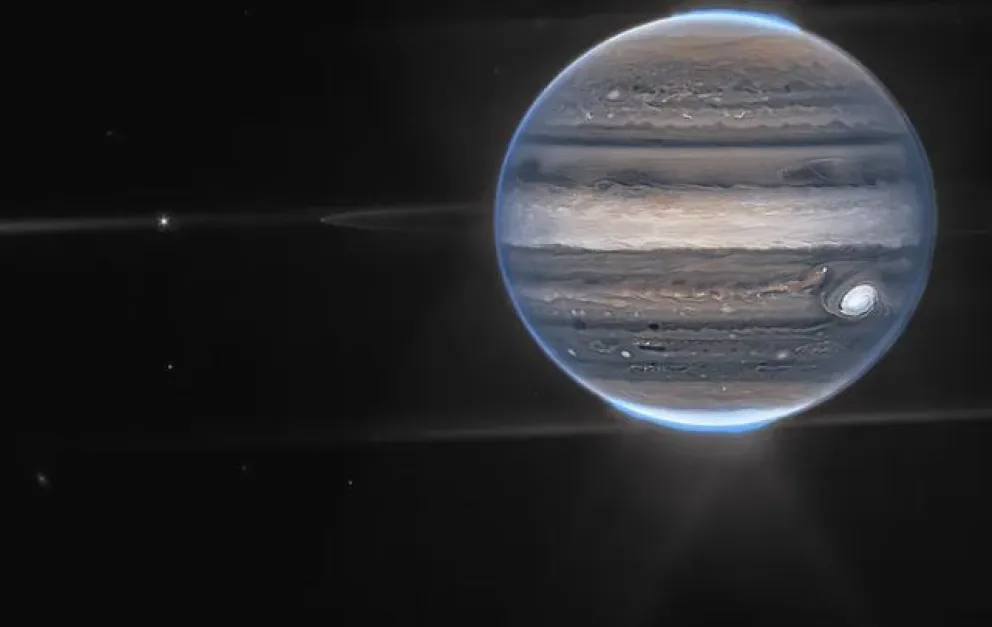 La NASA difundió impresionantes nuevas imágenes del planeta Júpiter