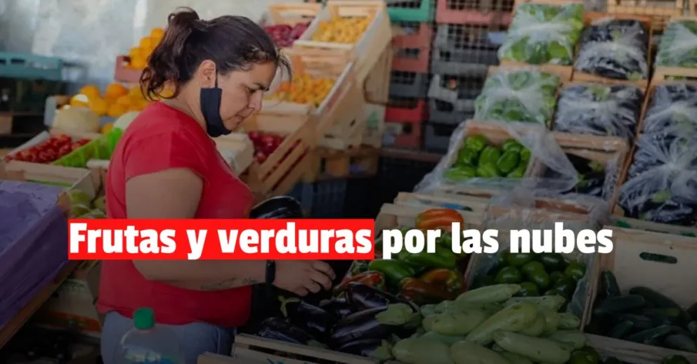 Aumentó el precio de las frutas y verduras en San Juan 