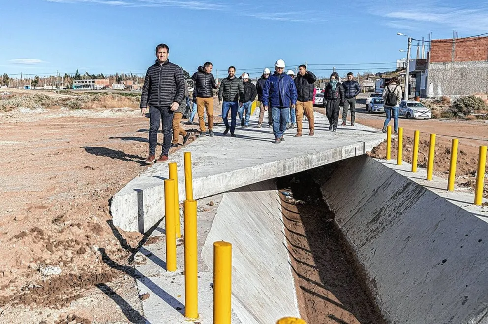 Avanza la obra del pluvial ubicado en barrio René Favaloro