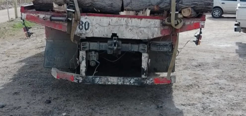 Policía incautó más de 6 toneladas de madera que transportada de manera irregular