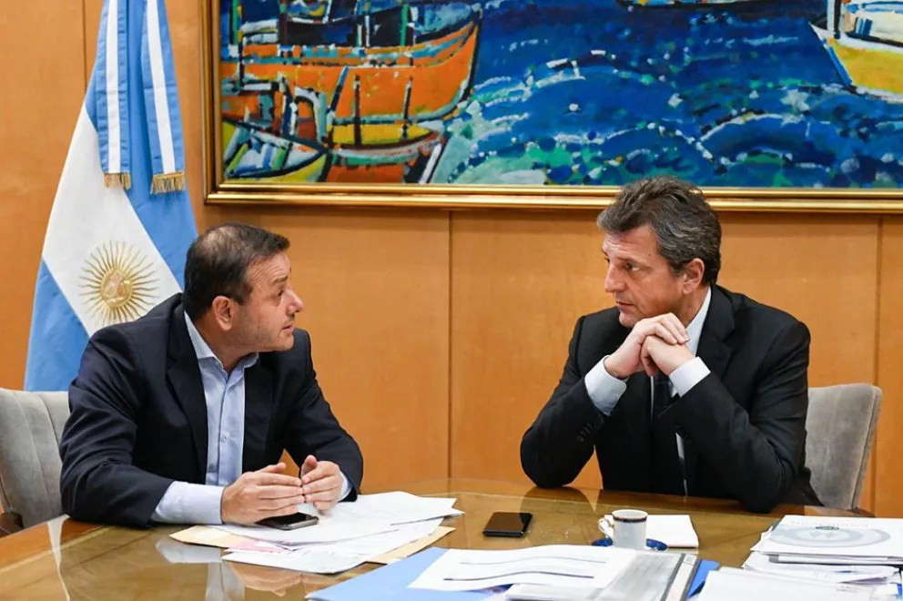 Herrera Ahuad pidió a Massa incorporar al presupuesto la zona aduanera especial