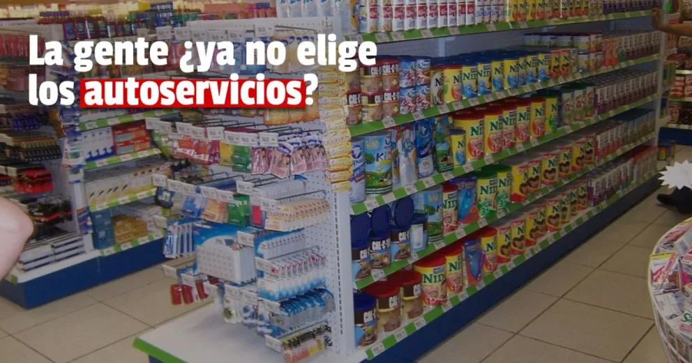 Las ventas en supermercados crecieron en junio pero cayeron en autoservicios