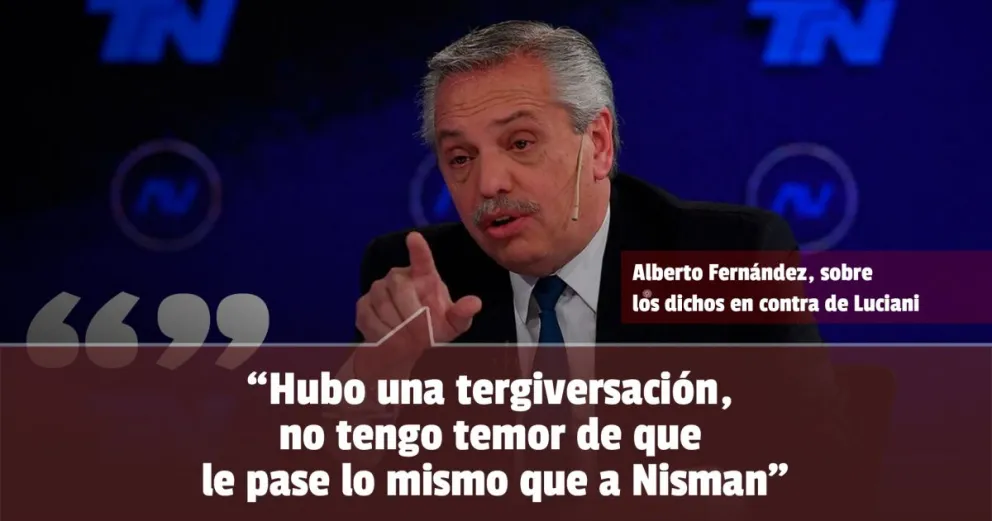 Alberto Fernández explicó sus dichos sobre el fiscal Diego Luciani