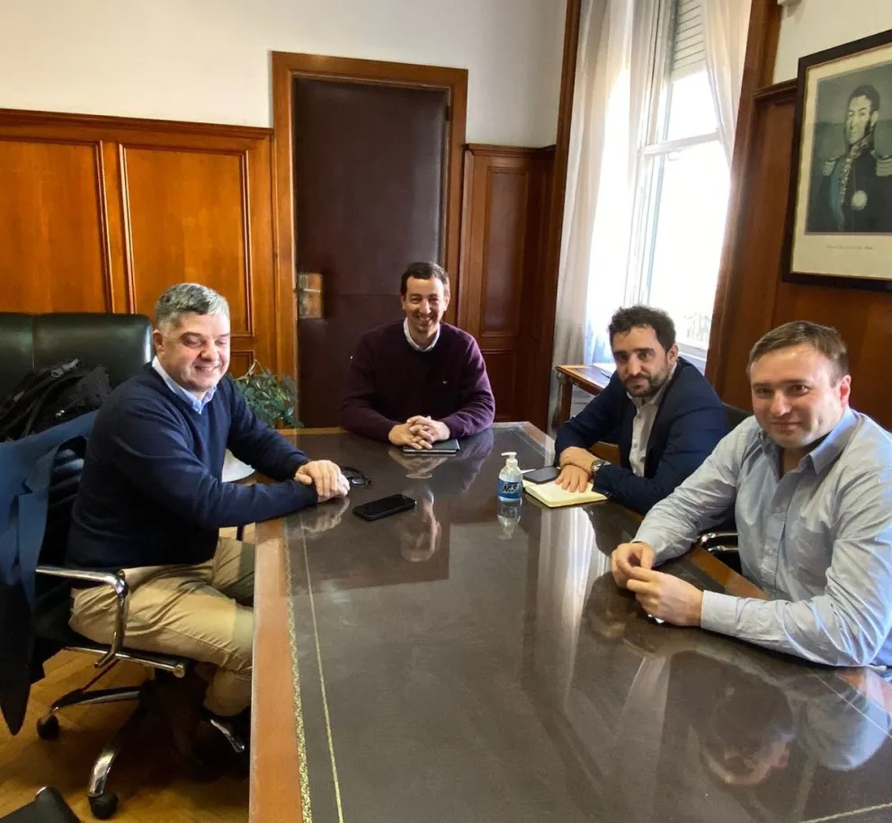 Aguilera y Cerdá se reunieron en Buenos Aires con funcionarios de la Subsecretaría de Energía Eléctrica