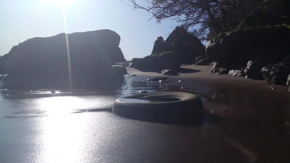 El plástico retirado del río alcanzó para llenar una camioneta