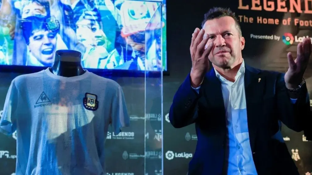 El noble gesto de Lothar Matthäus con Argentina por la camiseta de Maradona