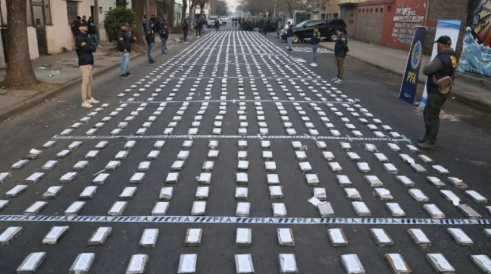 Golpe al narcotráfico: Incautaron 1500 kilos de cocaína en Rosario