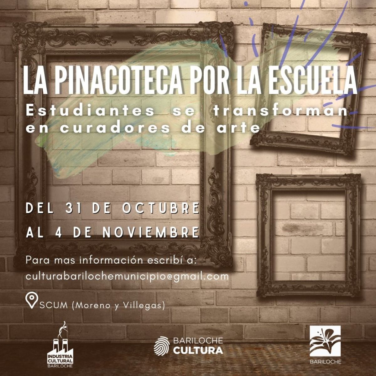 Invitan a escuelas a formar parte del proyecto "La Pinacoteca por la Escuela"