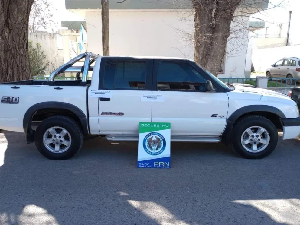 Secuestraron una camioneta en otra provincia que fue utilizada para delinquir en Río Negro