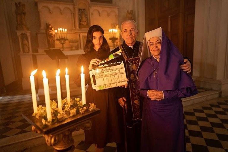 Tamae Garateguy filma "Auxilio" con Cumelén Sanz, Marcela Benjumea y Gerardo Romano