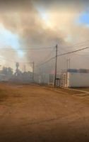 Una zona de la provincia está ardiendo en llamas 