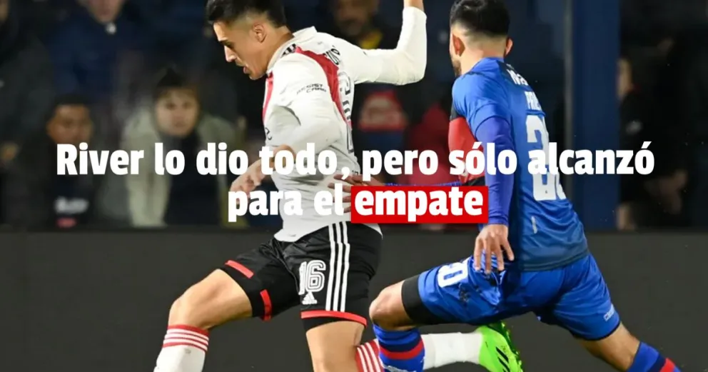 River empató con Tigre 1 a 1 