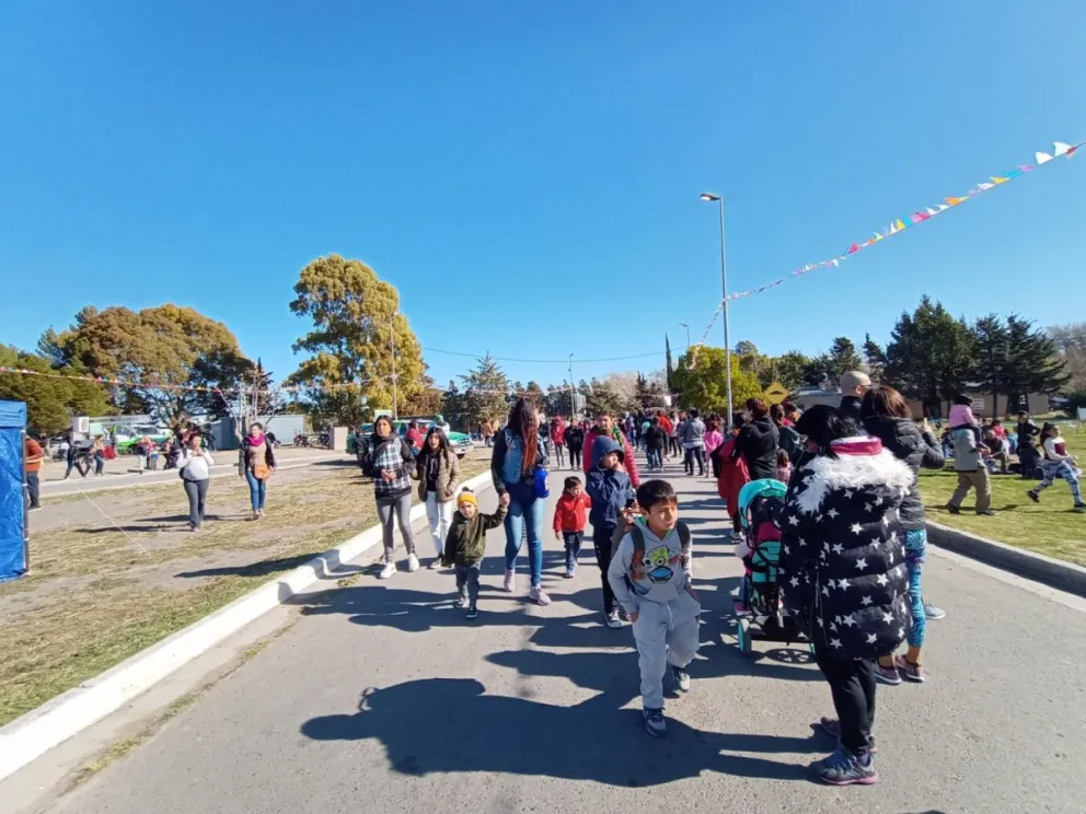 A "full" el Parque Ferreira por el festejo del Día de las Infancias