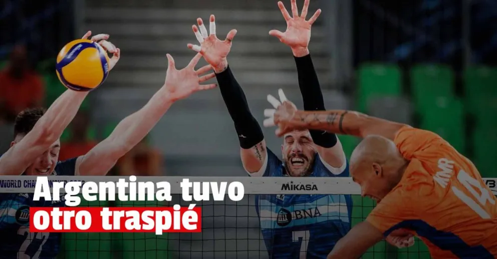 Mundial de Vóley: Argentina perdió en el tie break frente a Holanda
