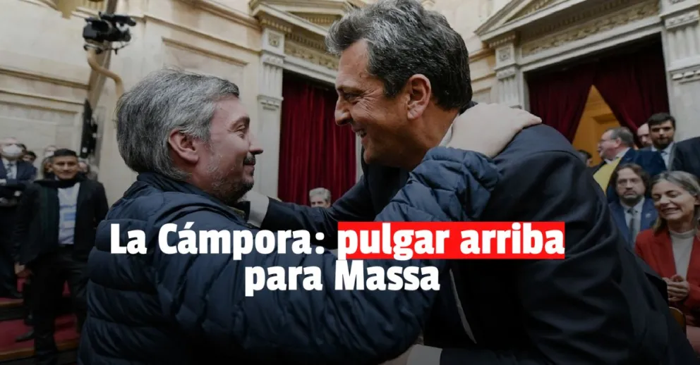 La Cámpora apoya la gestión de Massa y pretende que se sume a la pelea con la justicia 
