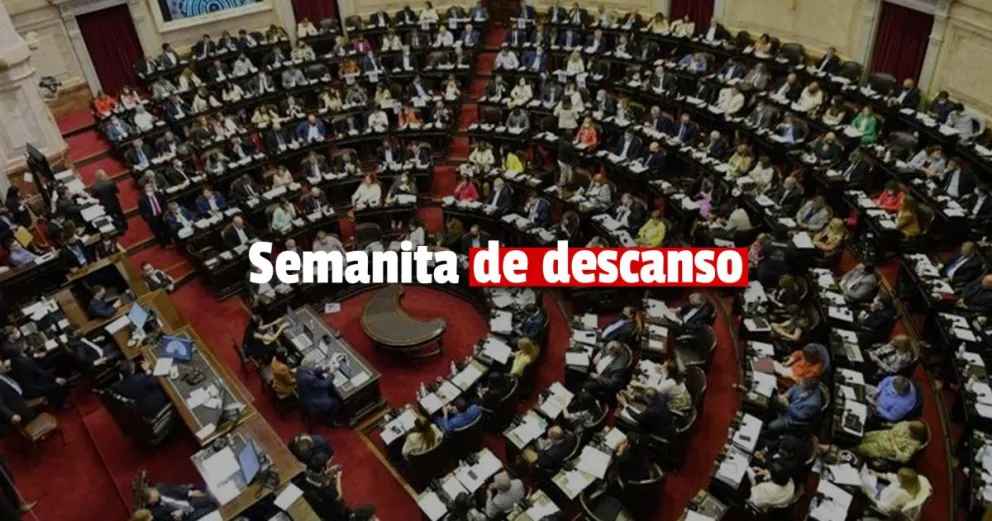 El oficialismo y la oposición acordaron no sesionar esta semana en Diputados
