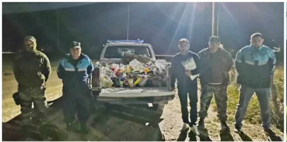 Secuestran  mercadería vencida en un comercio y aprehenden a dos personas por robar leña