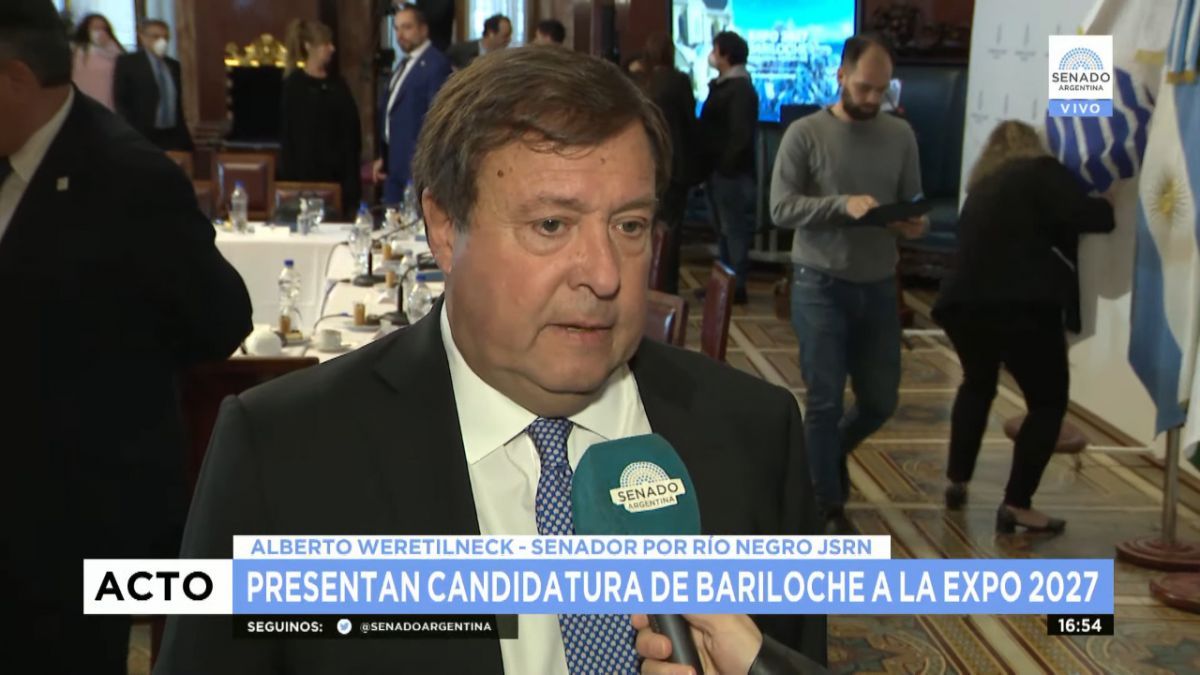 Weretilneck: "Bariloche tiene todo para ser sede de la Expo Internacional 2027"