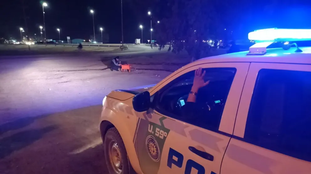 Conocido ladrón robó una carretilla en una ferretería