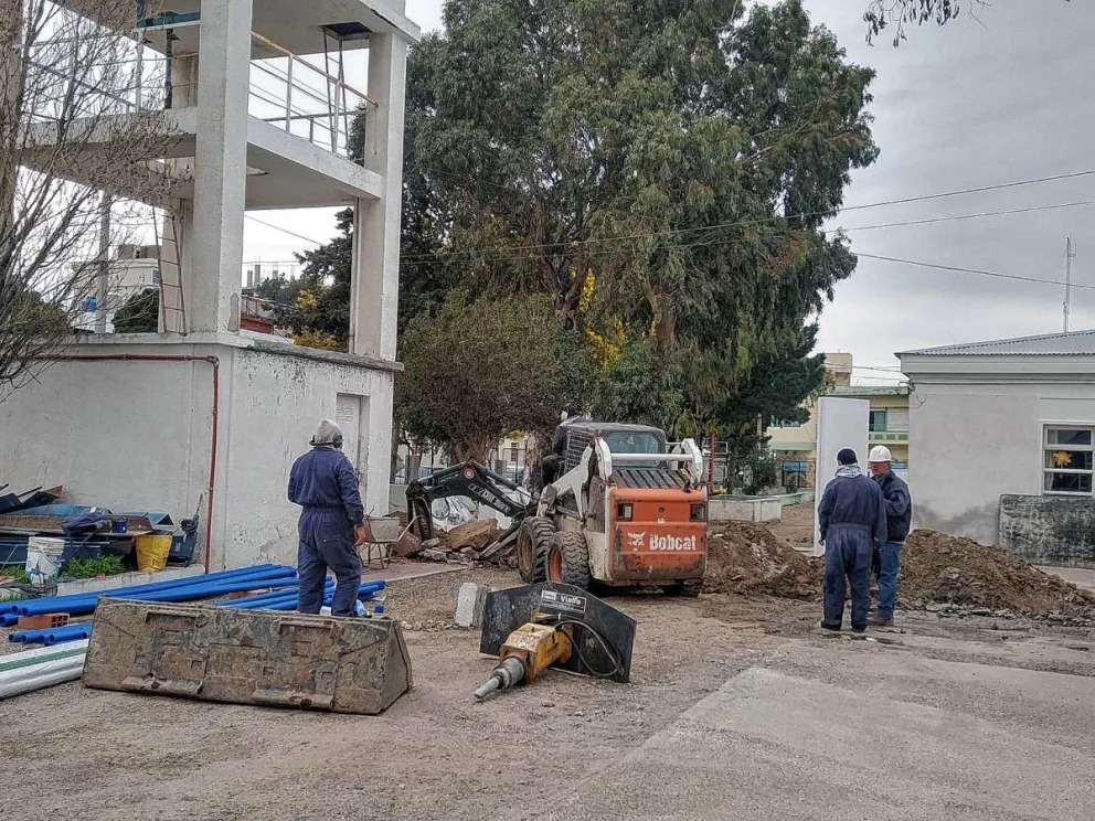 Avanza la obra de refacción y acondicionamiento de la Casa del Niño de Comodoro 