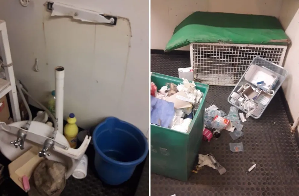 Indignante: No sólo robaron, también destruyeron el Quirófano Móvil