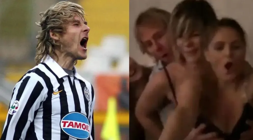 Escándalo en Italia: filtran video de una leyenda de la Juventus con tres mujeres semidesnudas
