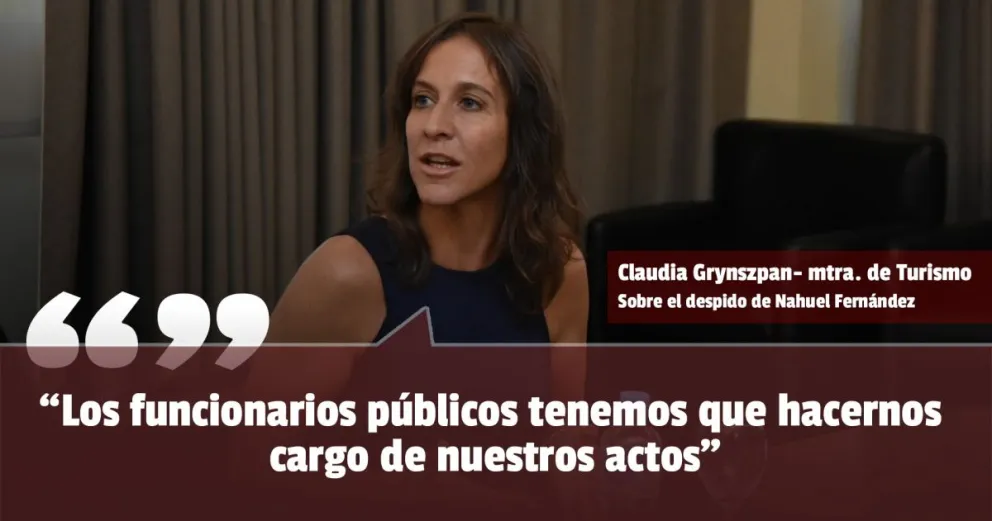 La ministra de Turismo, contundente sobre el despido del funcionario denunciado 