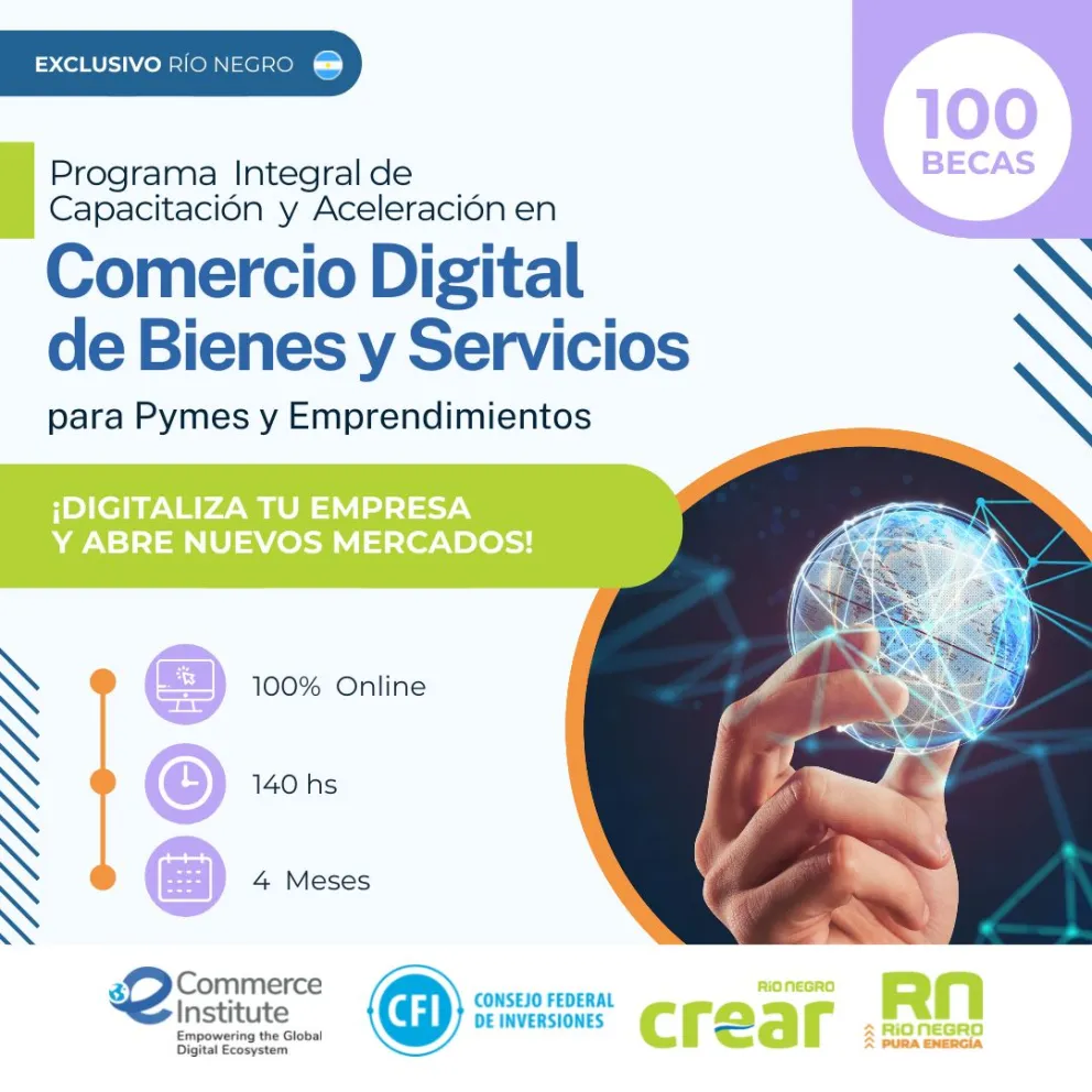 Convocan a capacitarse en comercio digital de bienes y servicios