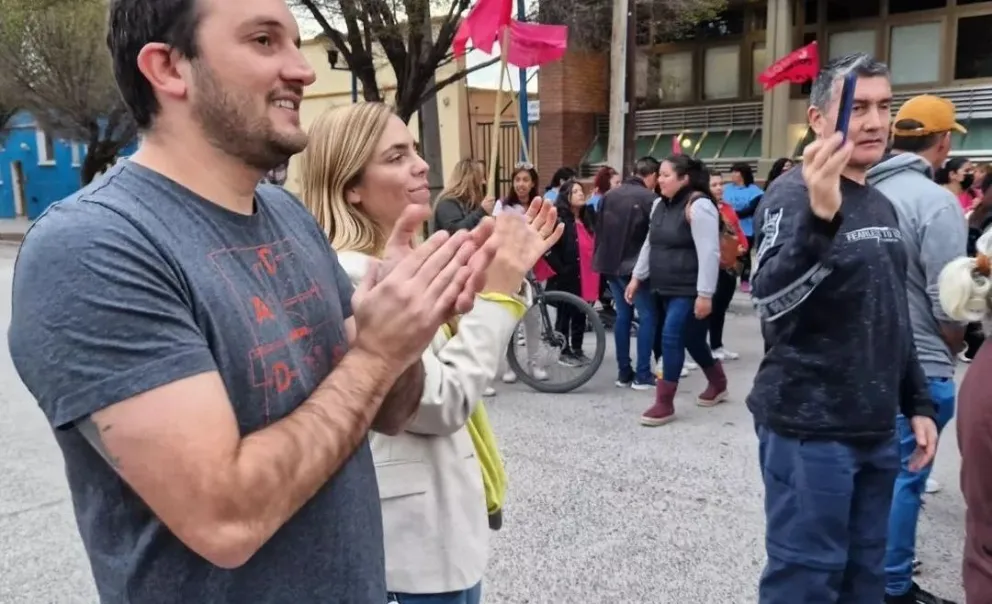 María Emilia Soria estuvo en la marcha a favor de Cristina Fernández de Kirchner