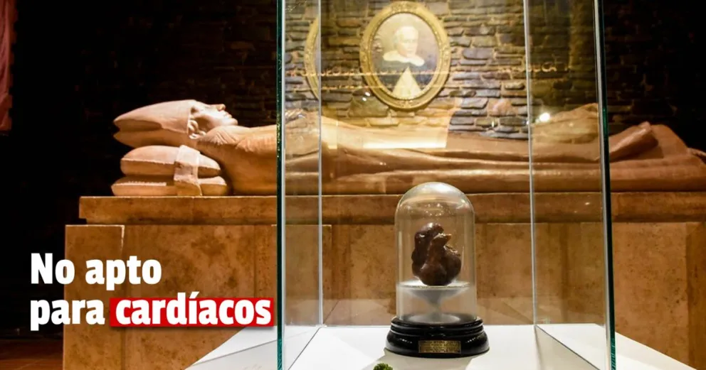 El corazón de Fray Justo Santa María es parte de la muestra en la Catedral