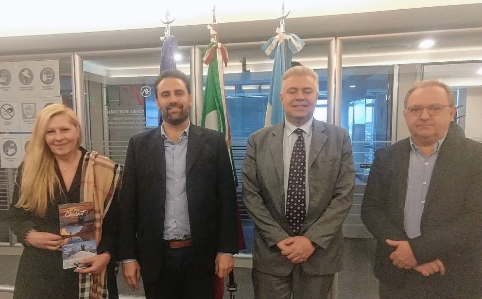 Chubut e Italia acordaron incrementar el intercambio comercial entre ambos países