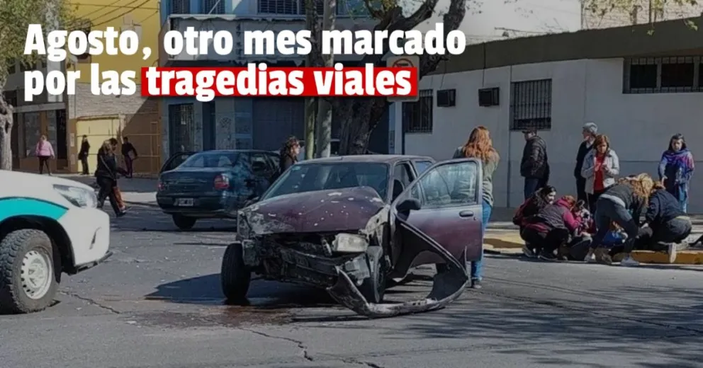 Notable aumento de los siniestros viales fatales en agosto