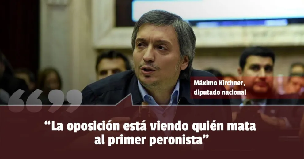 Máximo Kirchner cargó contra la oposición nuevamente