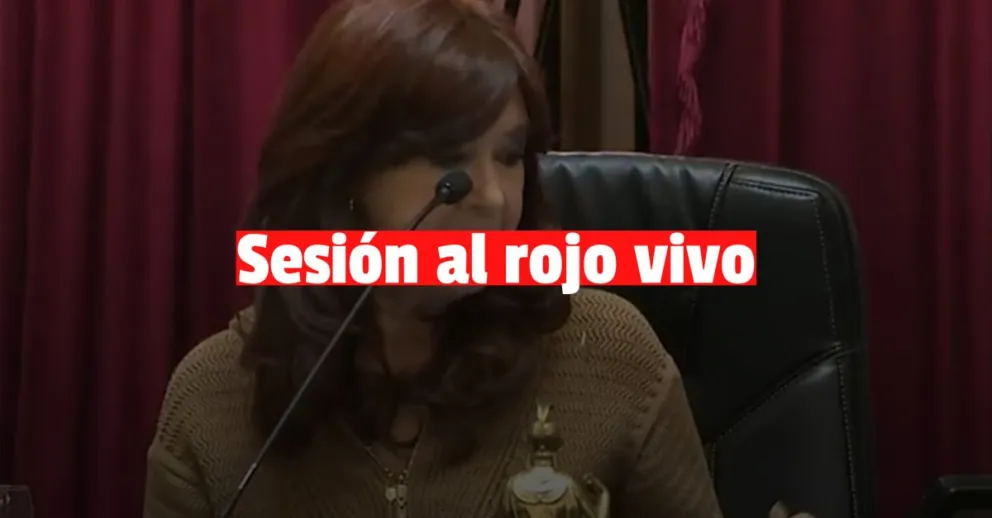 Cristina Kirchner en el Senado, en vivo: una sesión áspera 