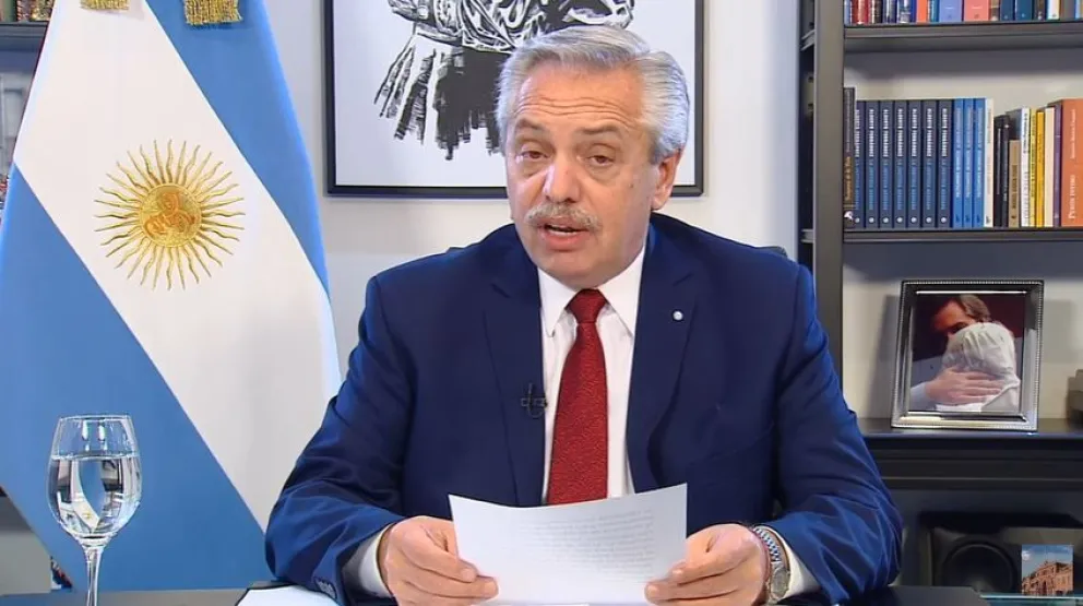 Alberto Fernández: "Convoco a todos los argentinos a rechazar cualquier forma de violencia"