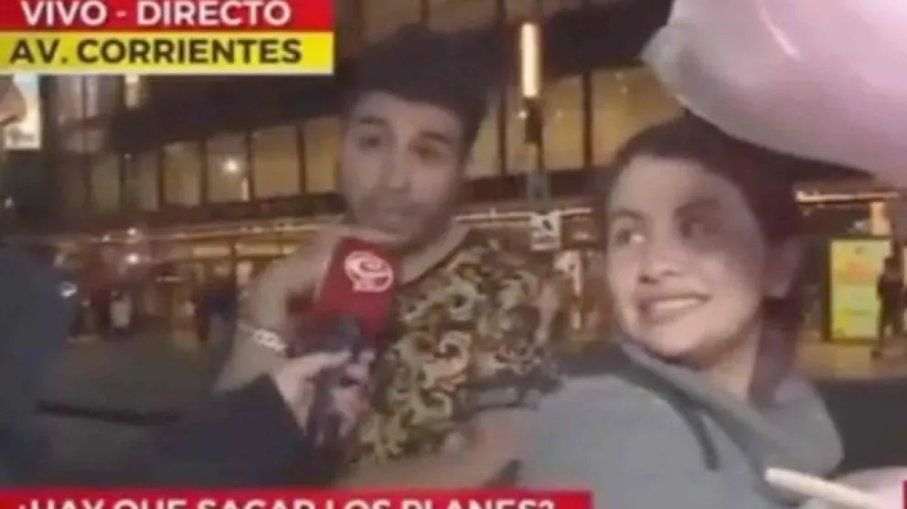 El hombre que intentó matar a Cristina salió en vivo en Crónica TV hace un mes