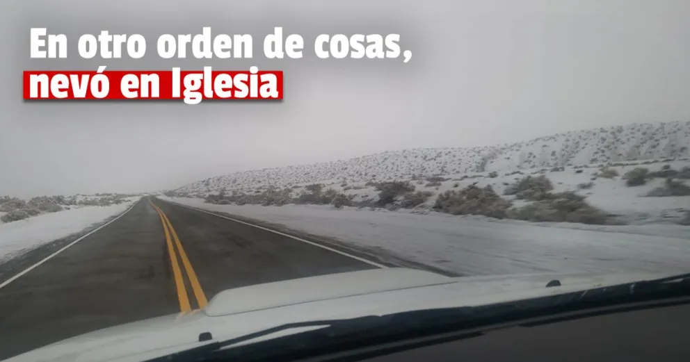 Iglesia amaneció con nevadas