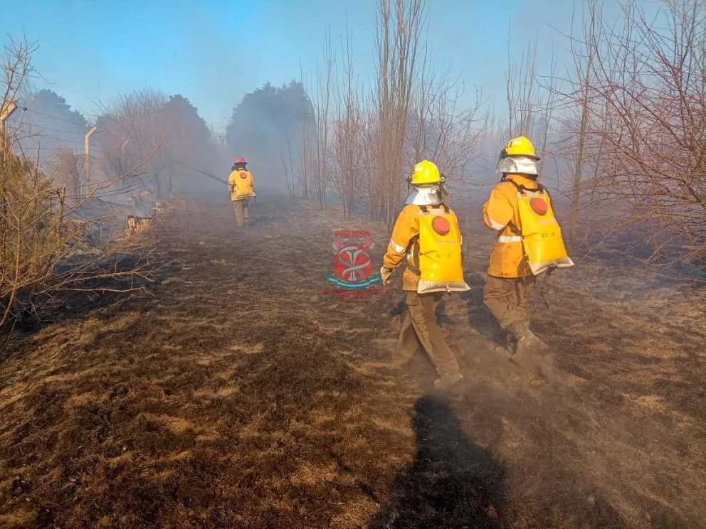 Foto Elías Laciar, Bomberos Roca