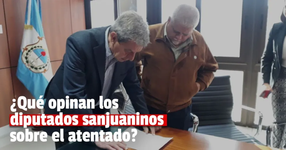 Diputados sanjuaninos se reunieron y dieron su opinión sobre el atentado contra Cristina 