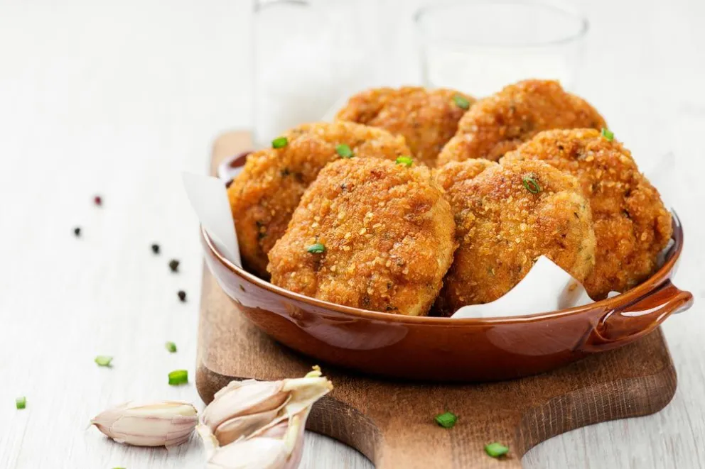 Un almuerzo riquísimo y súper fácil: croquetas de pollo