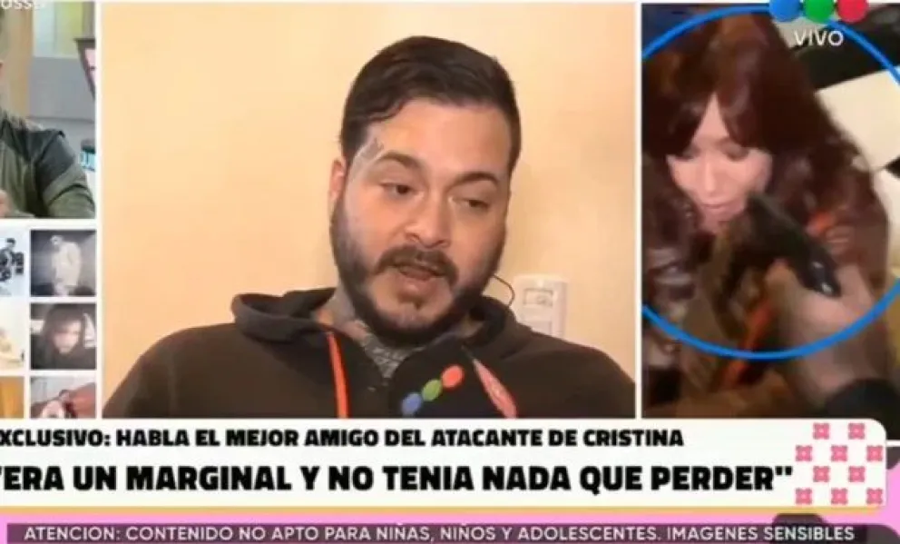 "No tenía nada que perder", dijo un amigo de Fernando Sabag, el hombre que atentó contra Cristina