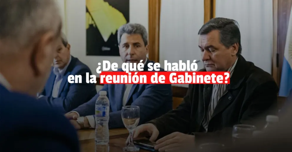 El gobernador mantuvo una reunión con el Gabinete provincial