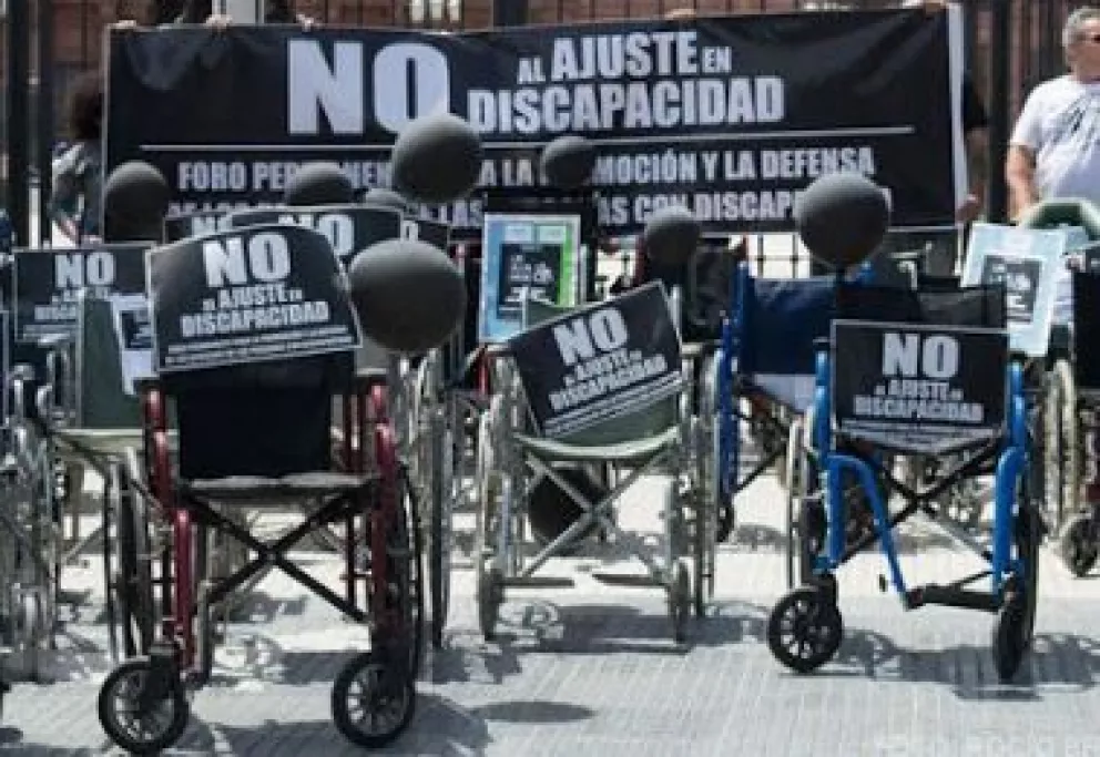 Ajuste en Discapacidad: Postergaron la marcha de las antorchas.