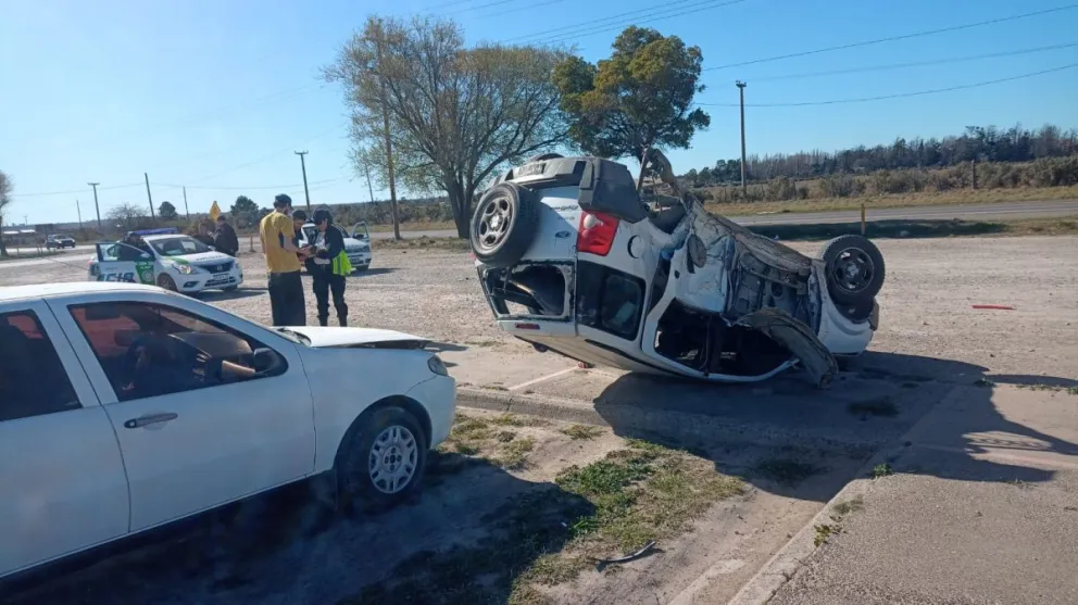 Accidente en el Parque Industrial: el autor huyó y lo frenaron cuando se dirigía a El Cóndor