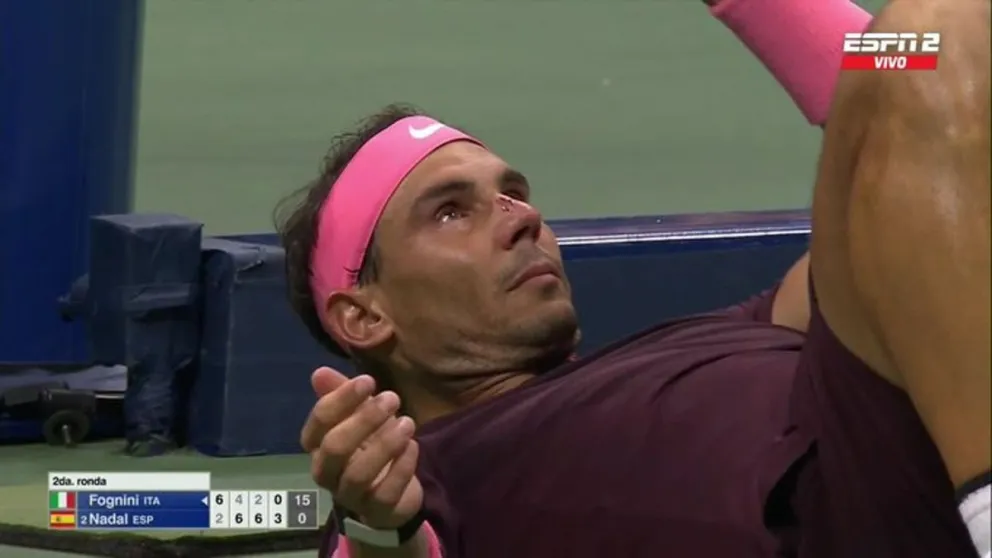 Se hizo viral: el insólito golpe de Rafa Nadal en el US Open