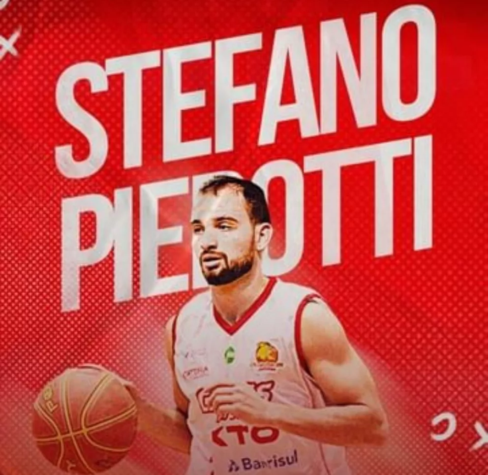 Stéfano Pierotti jugará en Caxias do Sul de la primera del básquet brasileño
