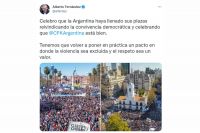 Alberto Fernández: “El pueblo demostró que la unidad y el amor son el camino”