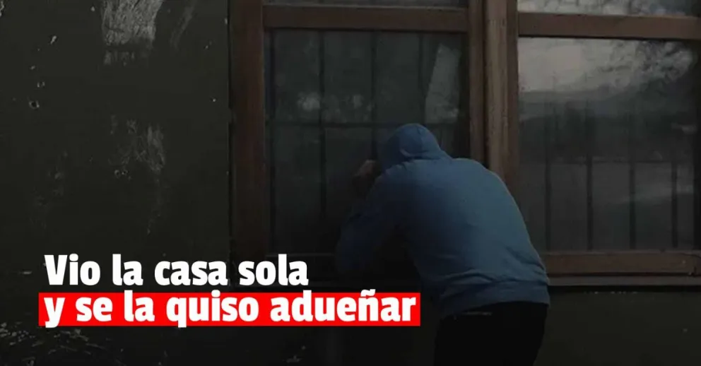 Una mujer salió de su casa y al volver se la habían usurpado