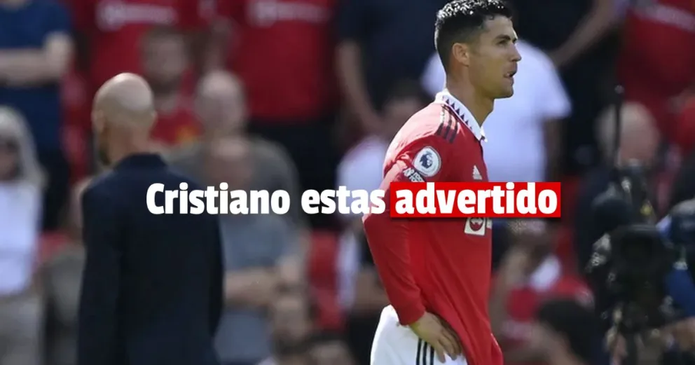 Cristiano Ronaldo seguirá estando en el Manchester United, pero fue advertido por su técnico
